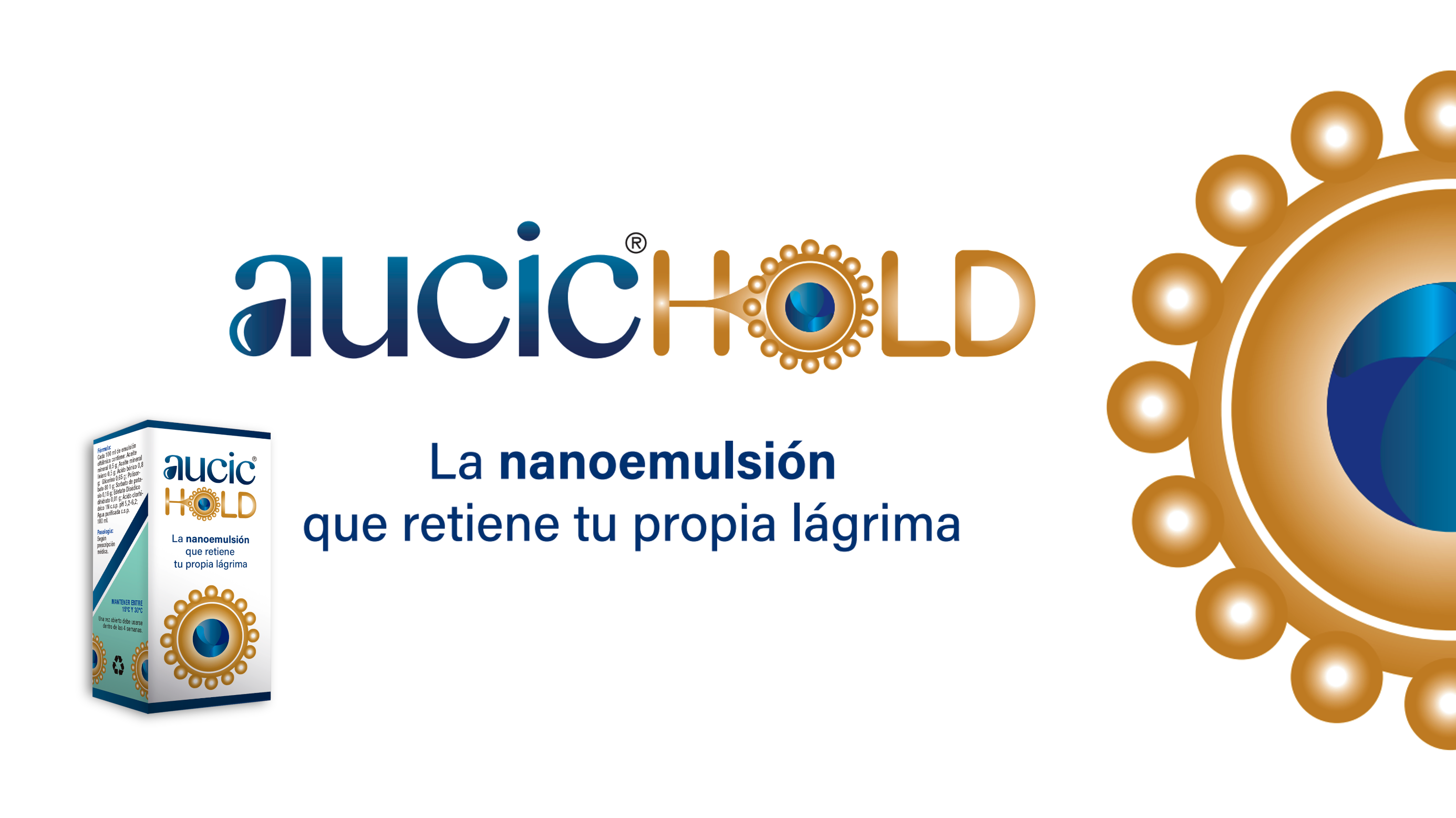 Innovamos en el tratamiento del ojo seco. Nueva y única nanoemulsión inteligente con tecnología SDD.