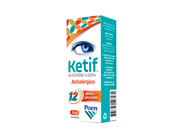 KETIF® Solución oftálmica estéril