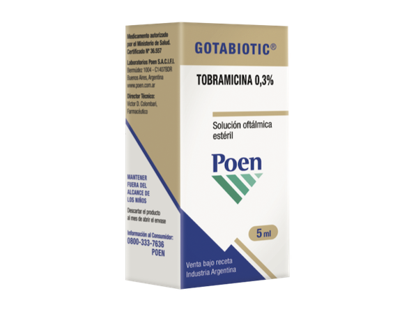 GOTABIOTIC® Solución oftálmica estéril